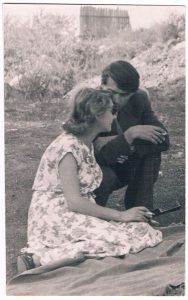 Павел Зальцман и Ирина Переселенкова. 1950-е.